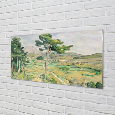 Tulup Acrylglas 100x50 Wandkunst Kunst Ansicht der Wiese