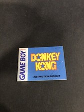 donkey Kong gameboy Manual