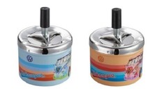 Aschenbecher Drehascher Volkswagen VW 2 Stk. sortiert