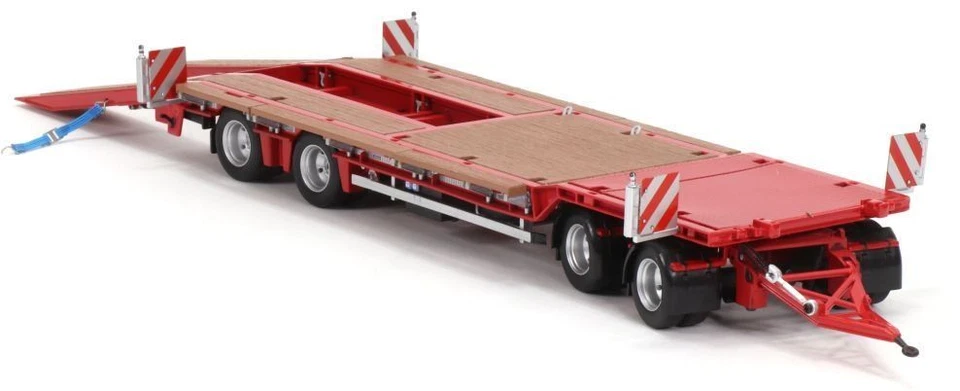 Nooteboom ASDV-40-22 4 Axle Drawbar Trailer with Ramps RED. 1/32 AT - COLLECTIO - Image 4 of 4
