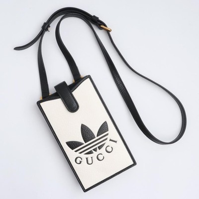 GUCCI x adidas smartphone case shoulder bag black white W/Box from 