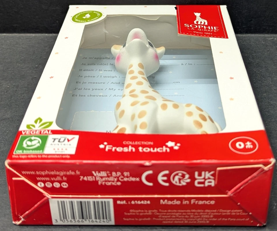 Sophie The Giraffe Sensory Development Toy Made in France 7.25"H - Image 3 of 3