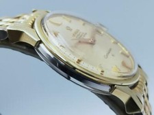 Authentic OMEGA Pie Pan Dial Constellation Gold Cap Auto 561 Watch Ref 168.005 4