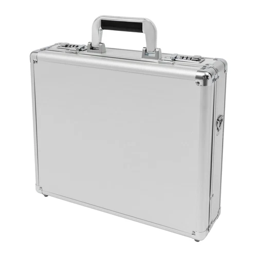 Maletín rígido de aluminio de gran capacidad con cerradura de combinación con bolsillo - Imagen 7 de 17
