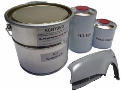 7 Liter Set 2K Epoxy Zinc Phosphate Primer/Filler EP Grey Lackpoint Color