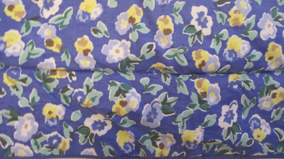 Funda de Almohada Laura Ashley Sham Clásica Azul Amarillo Casa Floral 30x24 Foto 3 de 4