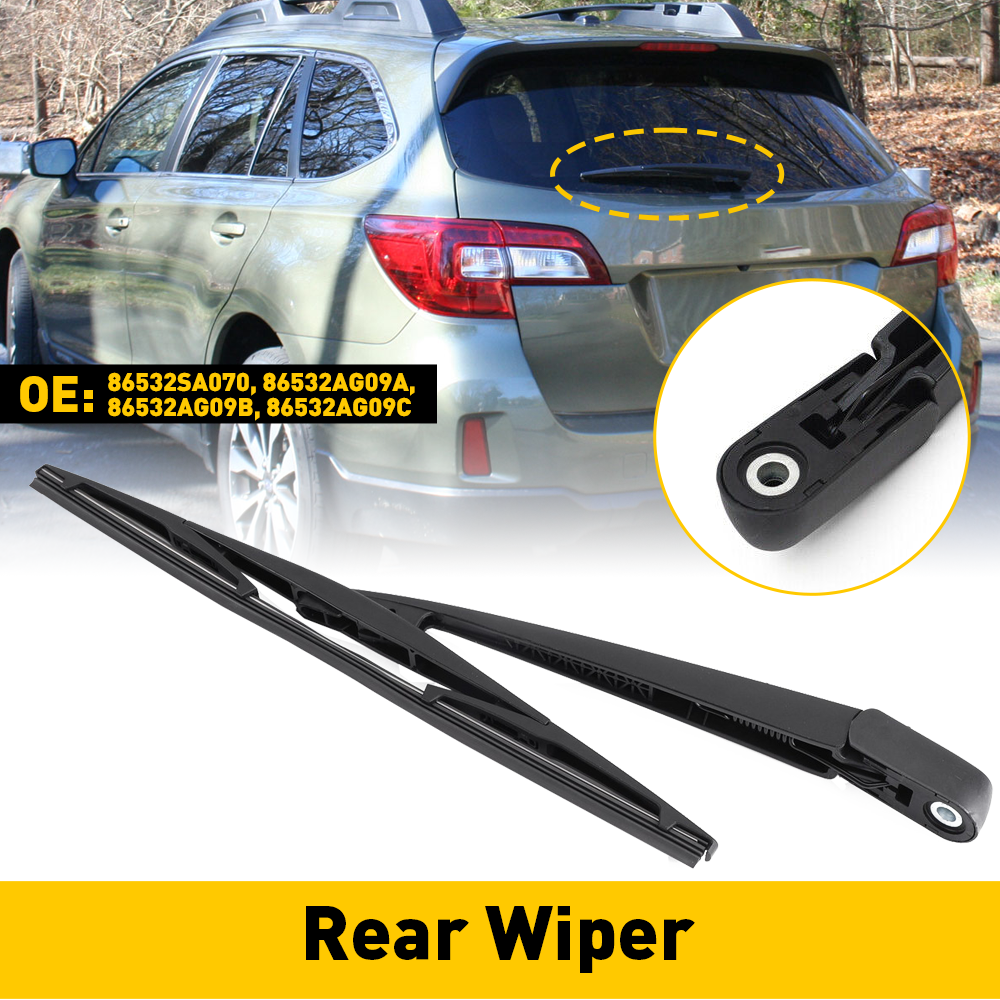 New Rear Wiper Arm & Blade For Subaru Forester Legacy Outback Tribeca