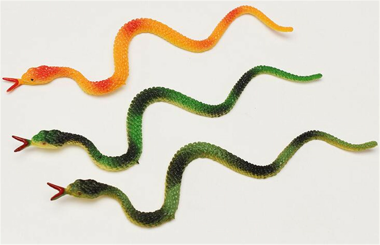 plastic rubber snakes