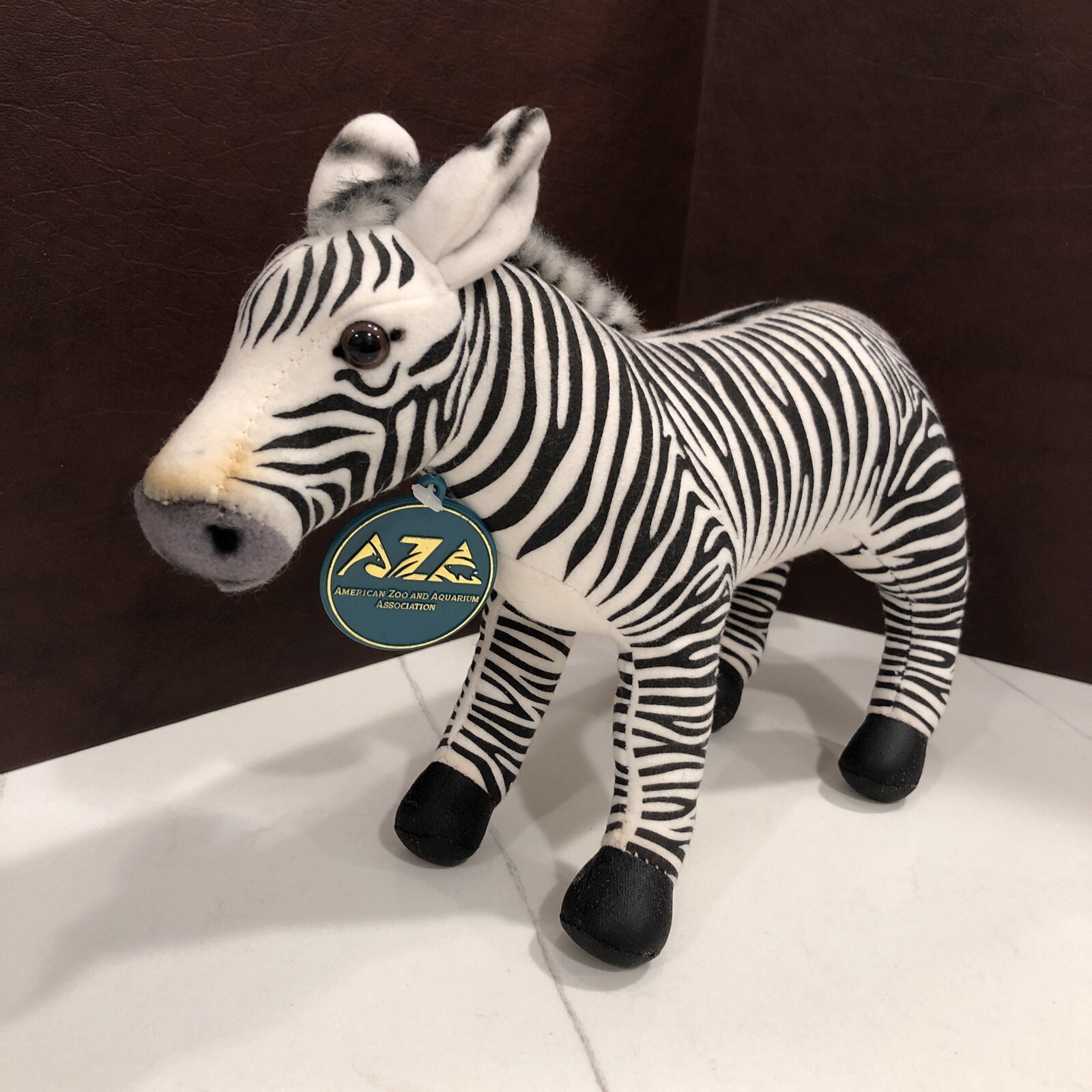 Zebra stuffed toy 10” American Zoo Assoc. K&M 1999 plush vintage | eBay