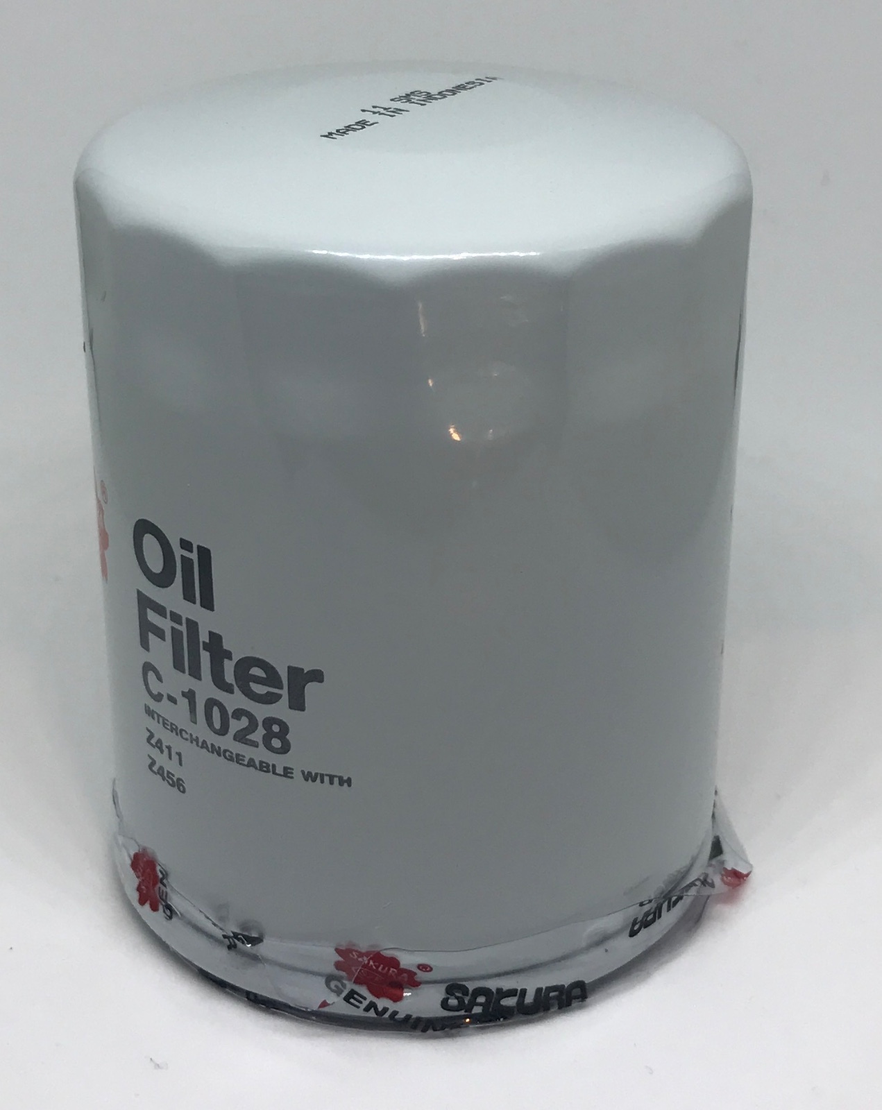 Sakura Engine Oil Filter C1028 Cross References Ryco Z456 & Z411 MN