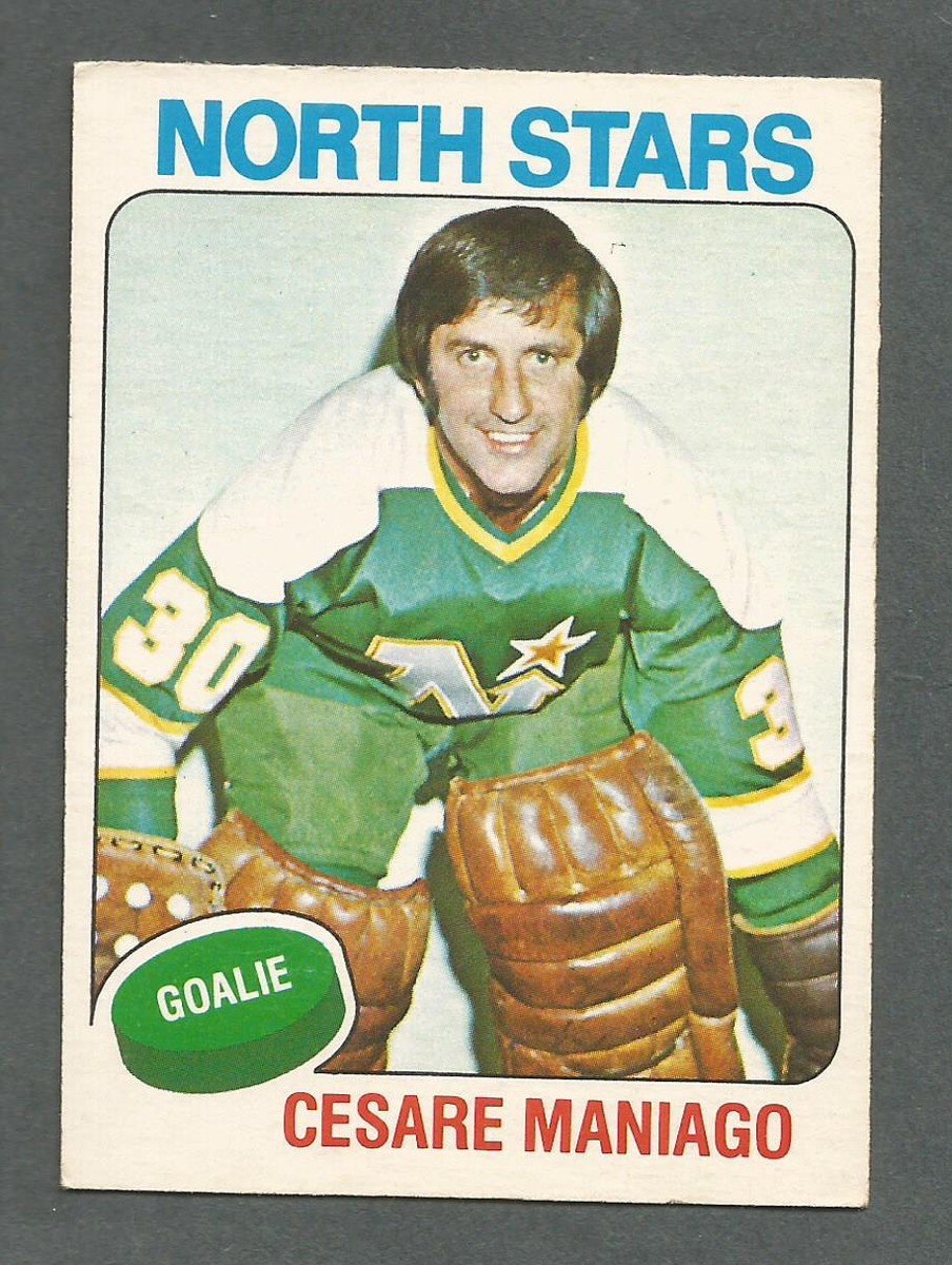 1975-76 OPC O-Pee-Chee Hockey Cesare Maniago #261 Goalie  display picture 2