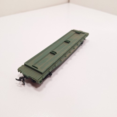 Mantua Western Maryland #2475 Flat Car Cast Metal Base Vintage HO Scale - 第 2/6 張圖片