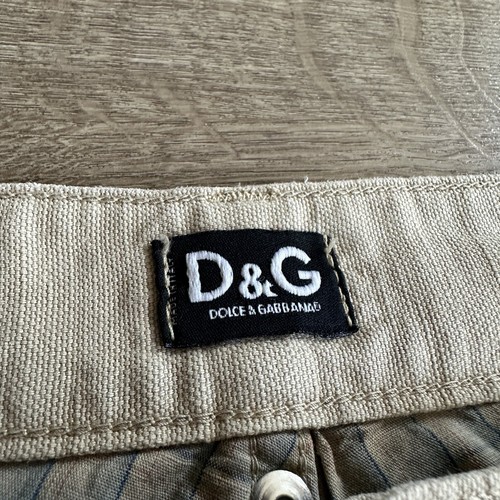 Dolce & Gabbana Beige Linen Cotton Pants Trousers Size EU48 US34 - Picture 2 of 10