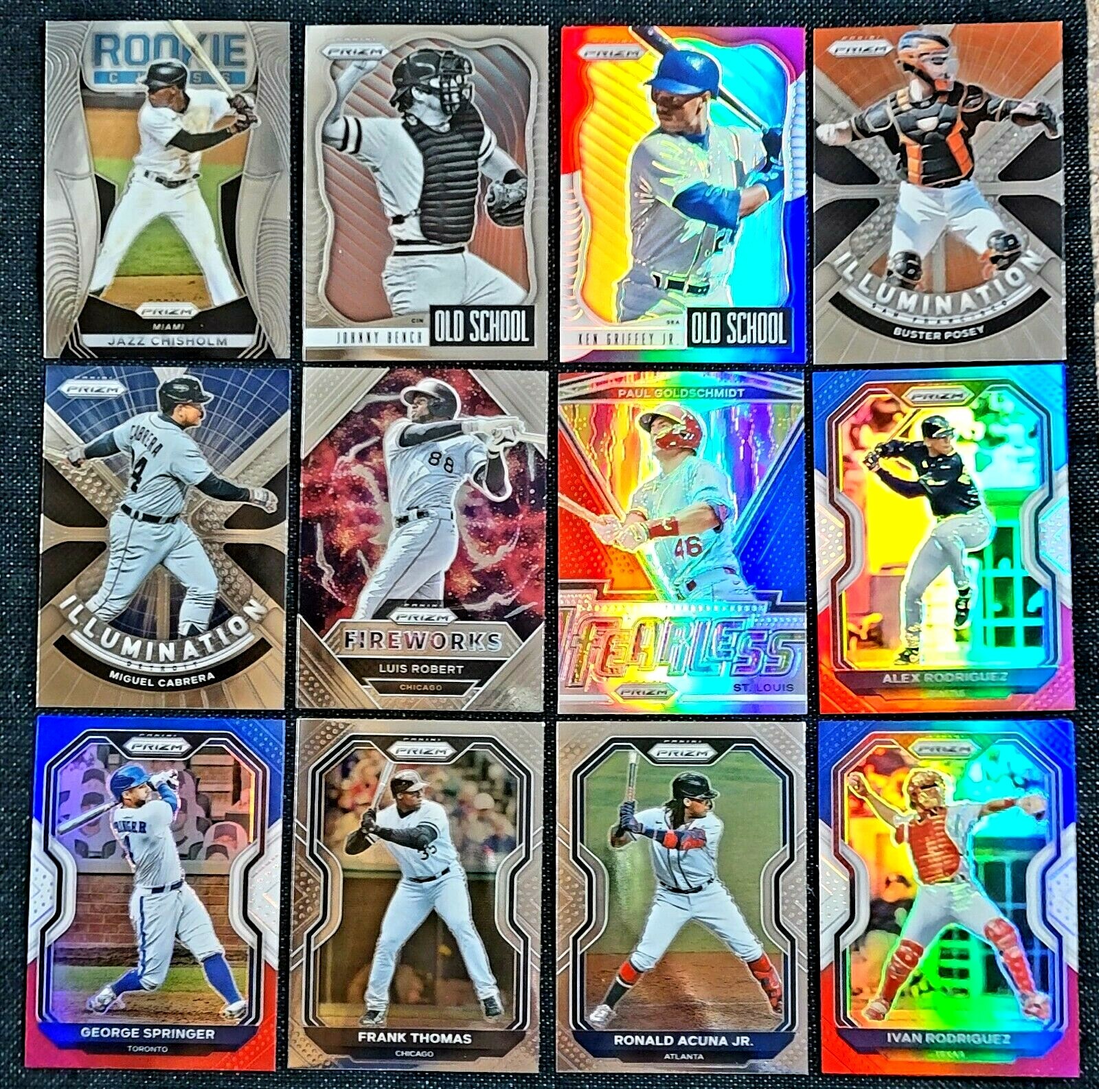 2021 PANINI PRIZM BASEBALL SINGLES RC'S PARALLELS COLORS INSERTS ***YOU