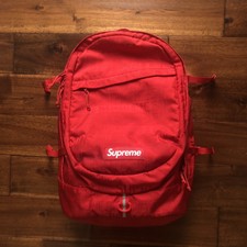 supreme backpack ss19 red