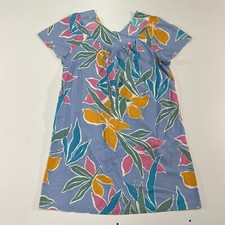 Vintage Womens L Carriage Court Floral Colorful House Dress Nightgown Muumuu