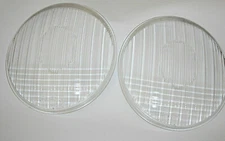 PORSCHE 356 VW BUG SET HELLA HEADLIGHT LENSES SYMMETRIC  42-10804 NEW