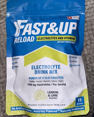 Fast&Up Reload Electrolytes And Vitamins Drink Mix  &    ~ 15servings ~