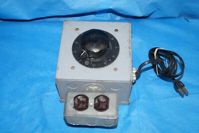 Superior Powerstat EP1803 Variable Transformer Type 20, 115V, 3A In Metal Case
