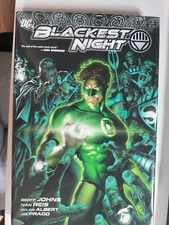 Green Lantern Blackest Night Hard Cover NM DC Comics September 2010 