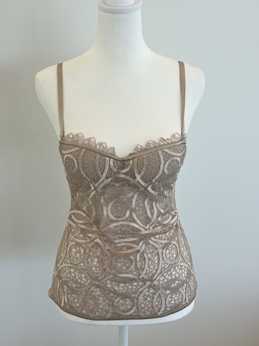 $868 NWT La Perla Corset Bustier Size IT 40B Nude/Beige/gold - 第 1/12 張圖片
