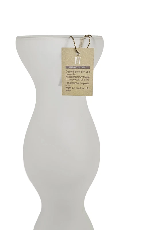 Vaso Decorativo Fiori STYLE IVV Opaco Satinato in Vetro 54 cm, fotografia 3 di 9