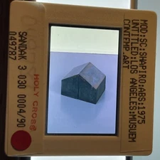 Joel Shapiro “Untitled " Minimalism 35mm Art Slide