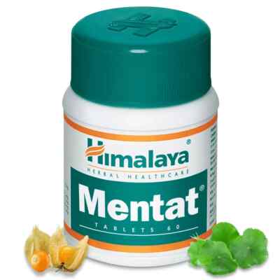 Himalaya MENTAT 60 Tablets Fast SHIP pack 0f 1