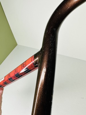 Guidon BMX Odyssey Aaron Ross - Barres De Bûcheron Couleur Cuivre/marron Métallisé - Occasion Rare