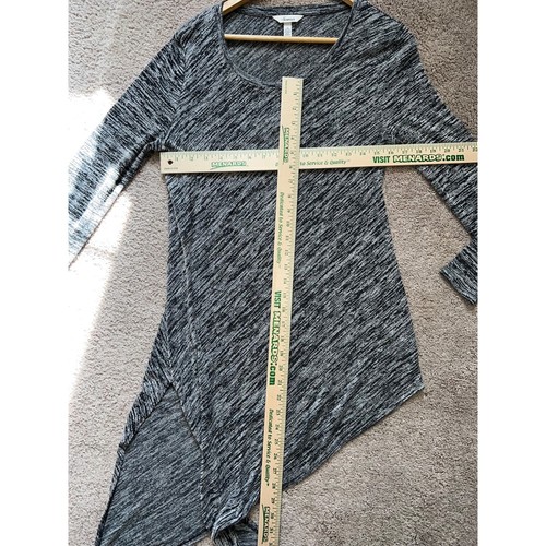 Soma Melange Asymmetrical Tunic Black/Grey Small - Picture 6 of 8