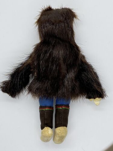 Grenfell Labrador Industries Alaskan Inuit Doll Carved Painted Head - Picture 2 of 11