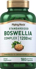 Boswellia Serrata Extract  1200mg  180 Capsules  Complex  by Piping Rock
