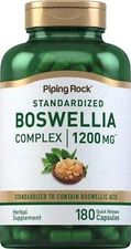 Boswellia Serrata Extract | 1200mg | 180 Capsules | Complex | by Piping Rock