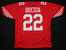 Matt Breida Signed San Francisco 49ers Jersey (Beckett COA)