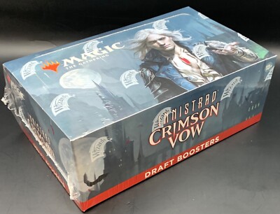 Magic the Gathering MTG Innistrad Crimson Vow Draft Booster Box Factory Sealed