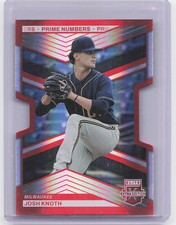 2023 Panini Elite Extra Edition #65 Josh Knoth Prime Numbers C Die-Cut #/9