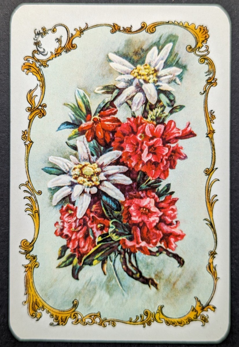 Vintage Joker Staff Flowers Playing Card (NM) | eBay