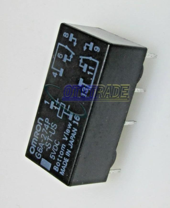 2 pieces Omron G6A-274P-ST-US-5VDC Power Relay G6A-274P-ST-US 5VDC new