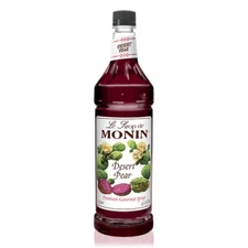 Monin Desert Pear Syrup - Bottle (1 Liter), h-pear, desert, 1.0L