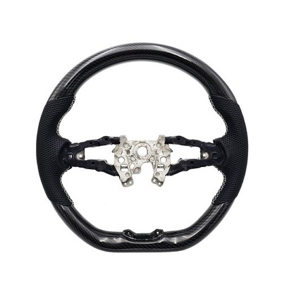 REVESOL Real Carbon Fiber Steering Wheel w/ Silver for 2023+ Honda CR-V HR-V NEW