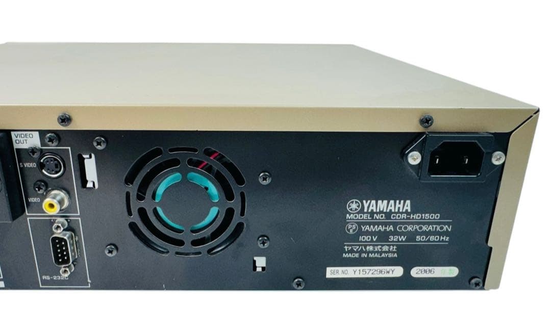 YAMAHA CDR-HD1500 HDD/CD RECORDER PLAYER CONFIRMED OPERATION W