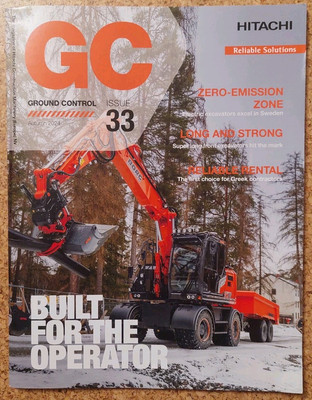 Magazin von Hitachi GC Ground Control Issue 33 Herbst 2024-englisch- TOP-Zustand