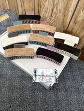 Large Cowhide Hair Clips