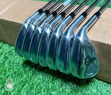 New RH TaylorMade Qi Max Irons 5-PW/AW KBS MAX MT 85g Stiff Flex Steel Golf Set