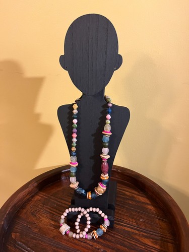 Twig and Twine Necklace and 2 Bracelets Set