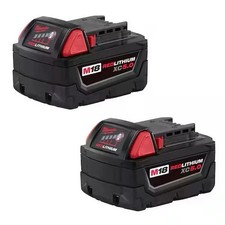 New 18V 5.0Ah Red Lithium Battery 2-Pack   Compatible M18 Tools 48-11-1850