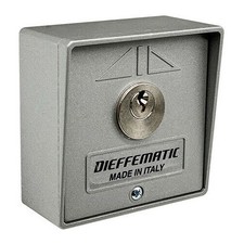 SELETTORE A CHIAVE DA ESTERNO METALLO PARETE MURO CANCELLO AUTOMATICO ELETTRICO