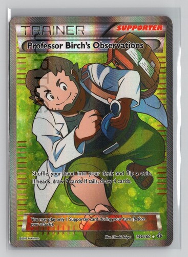 Pokemon XY Primal Clash 159/160 Professor Birch's Observations