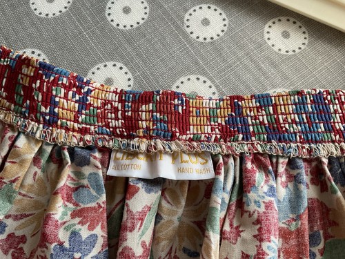 NEW 1980's Liberty Of London Cotton Skirt 'Liberty Plus' Sew Your Own - Picture 4 of 5