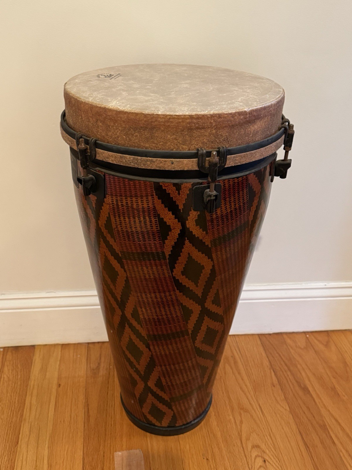 Bill Walton Personally Owned Remo Ashiko Drum from Personal Drum Set Up